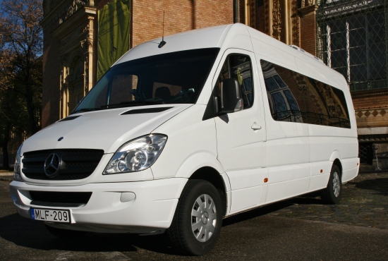 budapest airport taxi transfer to city mercedes sprinter luxury edition